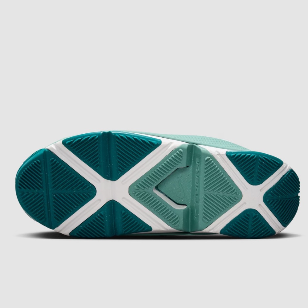 Nike Women’s Slip-On Sneakers in White and Teal - Picture 7 of 10